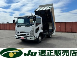 いすゞ フォワード 4t　架装ダンプ 荷台内寸339×205　ターボ