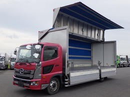 日野自動車 レンジャー アルミウィング 増トン ワイド 格納ゲート 6.7mボディ インターロック 管理番号C40146