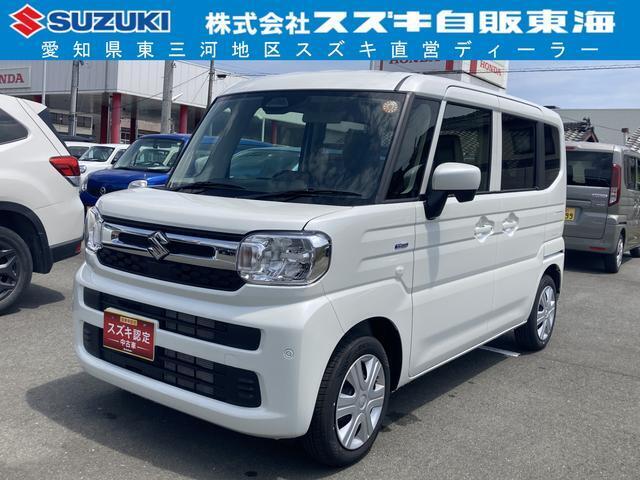☆ピュアホワイトパールのスペーシアが仲間入り☆ 軽自動車なので取り回しもスイスイ☆広々室内も魅力です☆