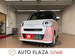 ダイハツ ムーヴキャンバス 660 ストライプス G 4WD 9インチデイスプレーオーディオ　両側パワ