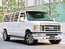 フォード エコノライン 履歴証明書 5.4L 社外18AW GIBSONマフラ- オ-バ-フェンダ- ナビ TV Bカメラ ドラレコ
