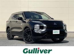 三菱 アウトランダー PHEV 2.4 ブラック エディション 4WD 純正ナビ 全方位 半革温席 プロパイ LED