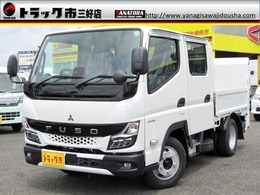 三菱ふそう キャンター 2トンWキャブ垂直ゲート 衝突軽減ブレーキ　LEDヘッド　AT車