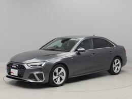 アウディ A4 40 TDI クワトロ Sライン ディーゼルターボ 4WD 元デモ車　黒ハーフ革シート　全周囲カメラ
