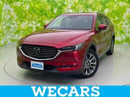 マツダ CX-8 2.2 XD エクスクルーシブ モード ディーゼルターボ 4WD 新品タイヤ/純正 SDナビ/衝突安全装置/シー