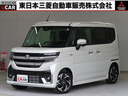 スズキ スペーシア 660 カスタム ハイブリッド XSターボ 2WD 全方位カメラ付純正ナビ コネクト対応