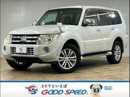 三菱 パジェロ 3.2 ロング スーパーエクシード ディーゼルターボ 4WD 純正ナビ/バックカメラ/ブラックレザー/ク