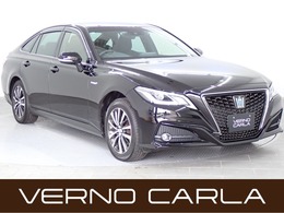 トヨタ クラウン ハイブリッド 2.5 S Four Cパッケージ 4WD 本州仕入・寒冷地仕様・純正SDナビ・トヨタ