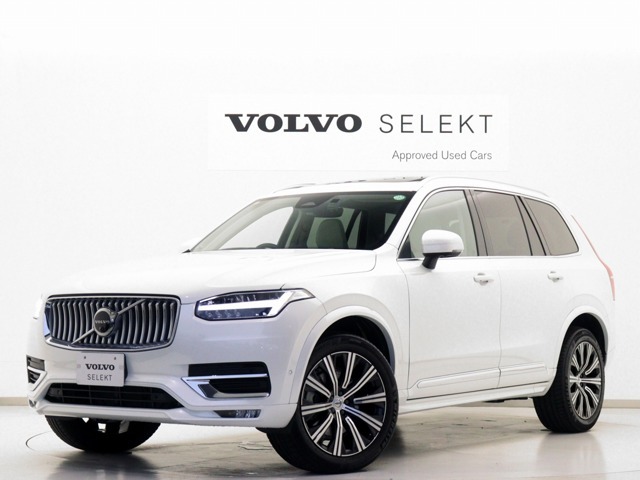 2023年モデル『XC90 Ultimate B6 AWD』B6エンジン 電動パノラマサンルーフ 3列7人乗り Google 純正360°ドラレコ 48V 白革 harman/kardon パワーテールゲート クリスタルシフトノブ 【グループ　総在庫300台】