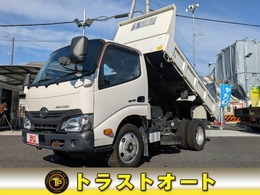 日野自動車 デュトロ 4.0ディーゼルターボ低床ダンプ 3tAT保証付コボレーン付き三方開き