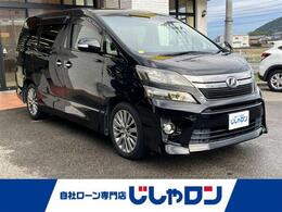 トヨタ ヴェルファイア 2.4 Z ゴールデンアイズ 社外ナビ フリップダウンモニター