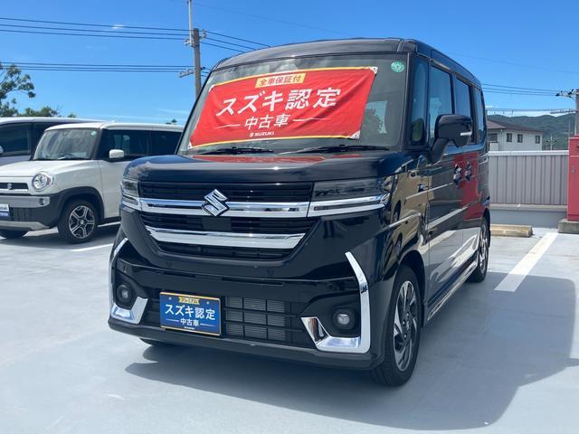スペーシアカスタム入荷しました。 バックカメラにアラウンドビューモニターなど充実装備！