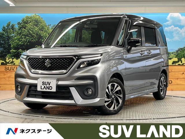 電動スライドドア　スズキセーフティーサポート　禁煙車　純正9インチナビ