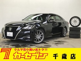 トヨタ クラウンアスリート ハイブリッド 2.5 S Four 4WD Jフロンティア 後期型　夏冬タイヤ 衝突回避 寒冷地 ナビ