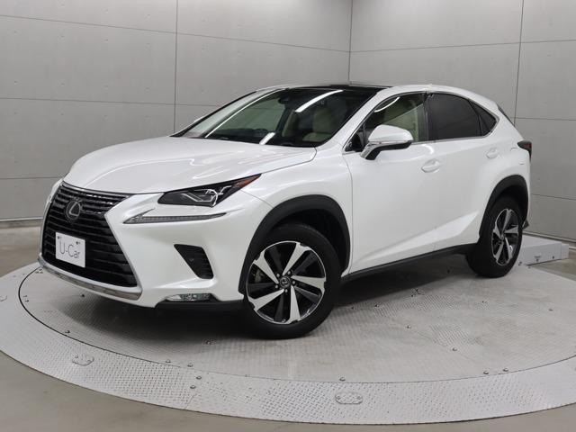 レクサスのコンパクトクロスオーバーSUV「NX」。三眼フルLEDヘッドランプやステアリングヒーターを装備した「NX300  Iパッケージ」です。