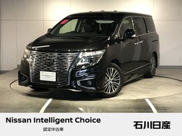 日産 エルグランド 3.5 VIP 4WD 当社社用車　黒本革シート　後席モニター