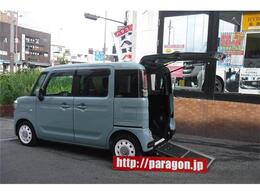 スズキ スペーシア 660 ハイブリッド X ウィズ 車いす移動車 リアシート付 デュアルカメラブレーキ