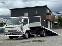 日野自動車 デュトロ 4.9 ワイド 超ロング 高床 ディーゼル 積載車　ユニック製　ラジコン　ウィンチ