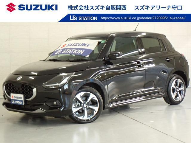 かっこいい黒のスイフトが仲間入り☆　ワイド＆ローボディーで風の抵抗を受けにくく、キビキビ走ります。※当社では業販及び転売目的の方への販売はお断りしております。