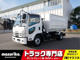 いすゞ フォワード 4t　フックロール(アームロール) ツインシリンダー ラジコン付 極東開発