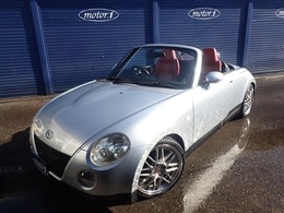 ダイハツ コペン 660 アクティブトップ キーレス　赤レザーシート シートヒーター