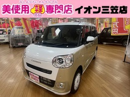 ダイハツ ムーヴキャンバス 660 ストライプス G 4WD 社外ナビゲーション　ETC　両側電動スラ