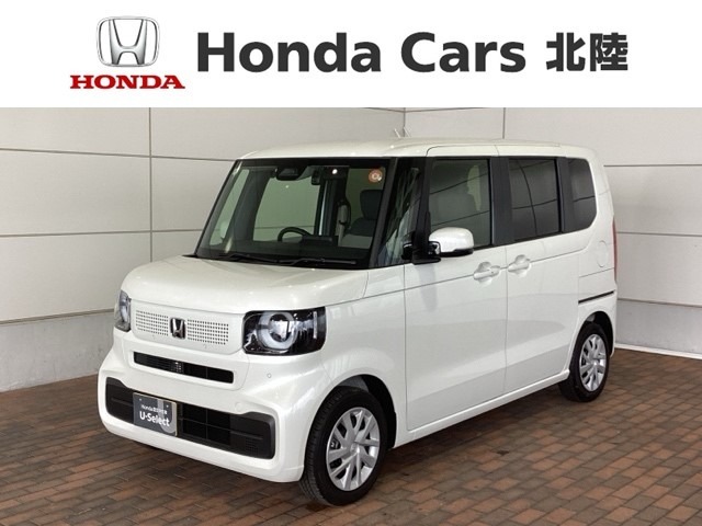 全国納車可　第三者機関証明書付　H　SENSING　新車保証　試乗車　ワンオ-ナ-　ナビVXM-245ZFEi　TV　Rカメラ　BTオ-ディオ　シ-トヒ-タ-装備のN-BOX　ベースグレード入庫！