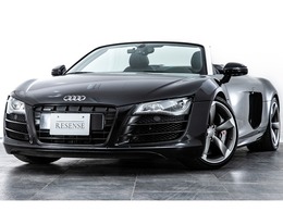 アウディ R8スパイダー 5.2 FSI クワトロ 4WD 左ハンドル ブラックレザー 地デジ シートH
