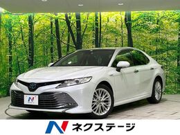 トヨタ カムリ 2.5 G レザーパッケージ 禁煙車 セーフティーセンス 純正ナビ 黒革