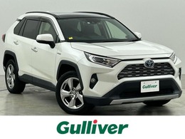 トヨタ RAV4 2.5 ハイブリッド G E-Four 4WD サンルーフ 純正9型ナビ BSM フルセグ ETC