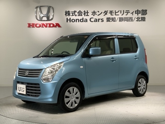 全国納車可　第三者機関証明書付　1年保証　ワンオ-ナ-　ナビ　TV　Rカメラ　キ-レス　盗難防止装置　整備記録簿　ベンチシ-ト　ドアバイザ-　Wエアバッグ　AAC装備のスズキのワゴンR　FX入庫！