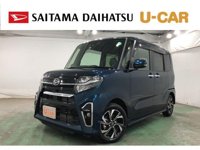 令和4年式　走行距離4674キロのタントカスタムX入荷しました♪走行距離少な目、ミラクルオープンドアで幅広い世代にも乗り降りしやすく使いやすい一台です（＾＾♪