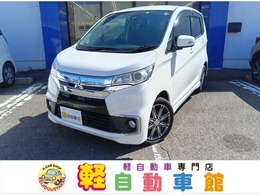三菱 eKカスタム 660 T セーフティパッケージ 4WD ターボ　後期型　衝突軽減B　スマートキー