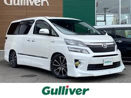 トヨタ ヴェルファイアハイブリッド 2.4 ZR Gエディション 4WD モデリスタ/ナビ/Wルーフ/後席M/黒革席/ETC