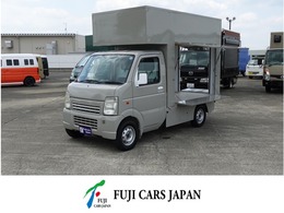 スズキ キャリイ 移動販売車　キッチンカー　フードトラック ベース車両　2面販売窓　ステンレス縞板