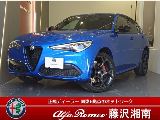 【MY2022 STELVIO 2.2TURBO DIESEL Q4 VELOCE Misano Blue】程度良好の一台が入荷いたしました。鮮やかな発色のミザーノブルーは一、二を争う人気のカラーです！