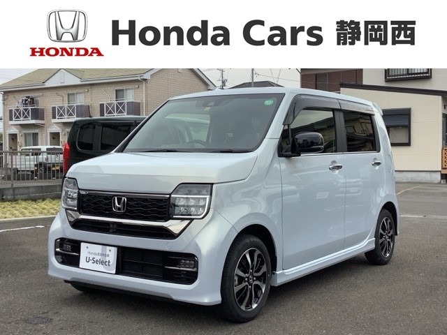 全国納車可 第三者機関証明書付 Honda SENSING 2年保証 ナビVXU-227NBi フルセグ Rカメラ CD録音 BTオ-ディオ DVD ドラレコ VSA装備のN-WGNカスタム L入庫！