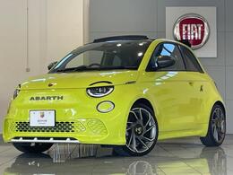 アバルト 500eカブリオレ ツーリズモ EV(普通/急速)電動ルーフLED地デジ　認中