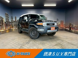 トヨタ FJクルーザー 4.0 4WD 禁煙車 4WD ツートンカラー Stradaナビ　バ