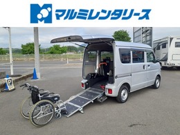 スズキ エブリイ 660 ウィズ 車いす移動車 助手席側リアシート付 4WD 電動ウインチ リモコン付 衝突被害軽減