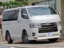 トヨタ ハイエースバン 2.0 スーパーGL ダークプライムII ロングボディ 1オーナーユーザー様買取禁煙車 フルエアロ