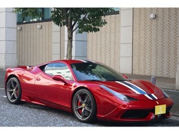 フェラーリ 458スペチアーレ F1 DCT ディーラー車　左ハンドル　特注カラーRoss
