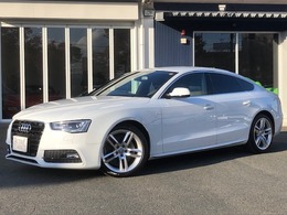 アウディ A5スポーツバック 2.0 TFSI クワトロ Sラインパッケージ 4WD 黒レザーシート　シートヒーター　ナビTV