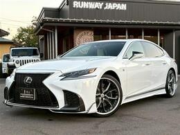 レクサス LS 500 Fスポーツ 純正エアロ HUD 白革 パノラミックビュ