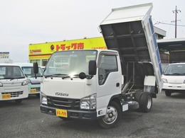 いすゞ エルフ 3.0 強化ダンプ フルフラットロー ディーゼルターボ 3トンダンプ　コボレーン　リアピン　6MT
