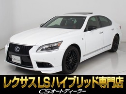 レクサス LSハイブリッド 600h Fスポーツ クロスライン 4WD 禁煙車/特別仕様車/サンルーフ/マークレビ