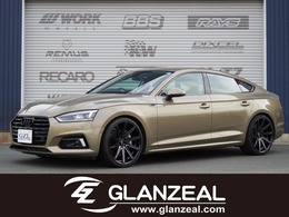 アウディ A5スポーツバック 45 TFSI クワトロ スポーツ 4WD 社外20AWラグジュアリーPKG　黒革 黒グリル