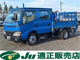 日野自動車 デュトロ Wキャブ 平ボディ 4WD 極東パワーゲート 積載2000kg