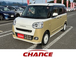 ダイハツ ムーヴキャンバス 660 ストライプス Gターボ 衝突軽減　フロアマット　社外ナビ