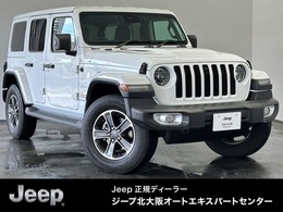 ジープ ラングラー アンリミテッド サハラ 4WD 元デモカ- レザ-シ-ト Bカメラ 純正ナビ TV